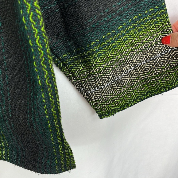 ORIZABA ORIGINAL Baja hoodie long sleeve kangaroo pocket blue-green Sz XL - Picture 11 of 12